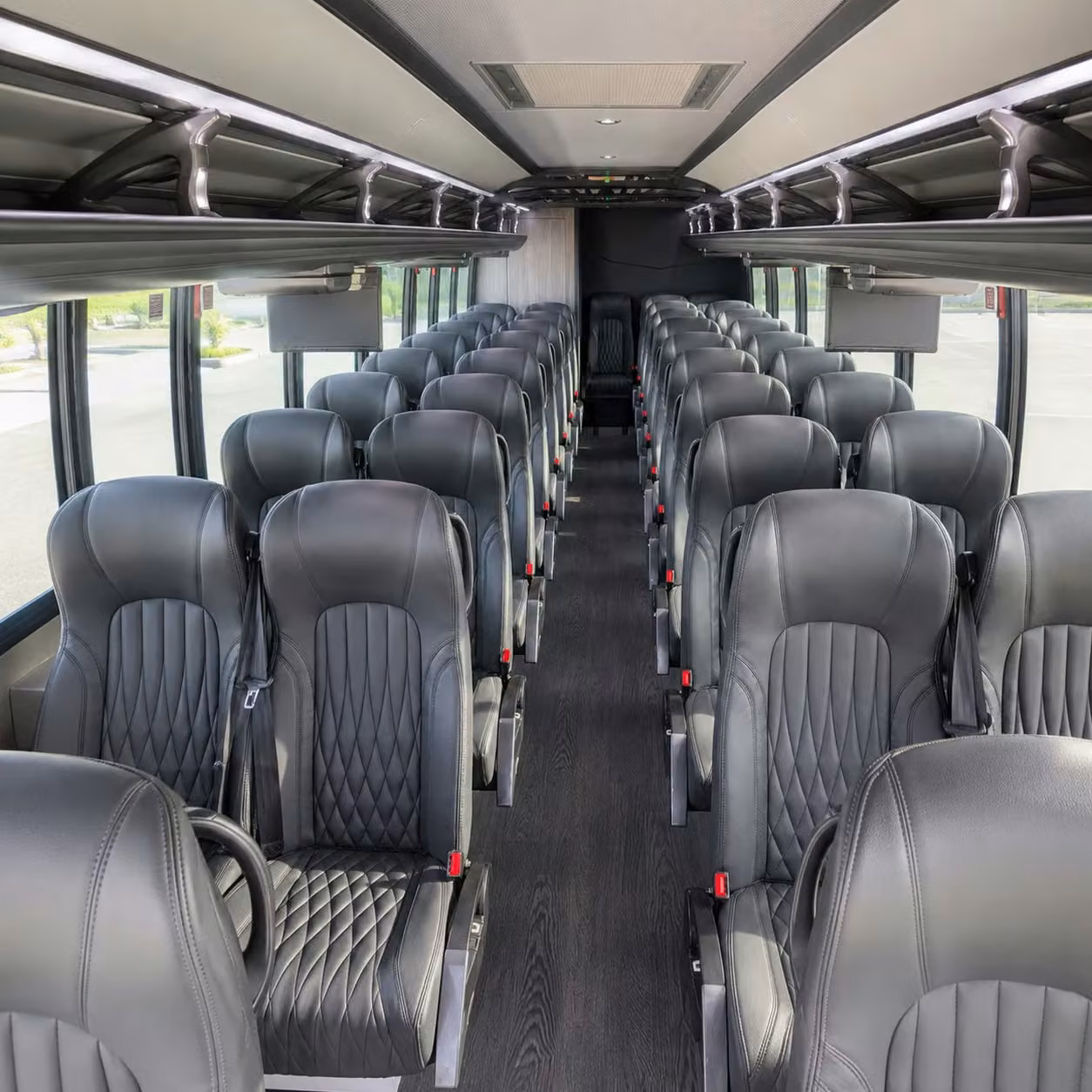25 passenger minibus interior