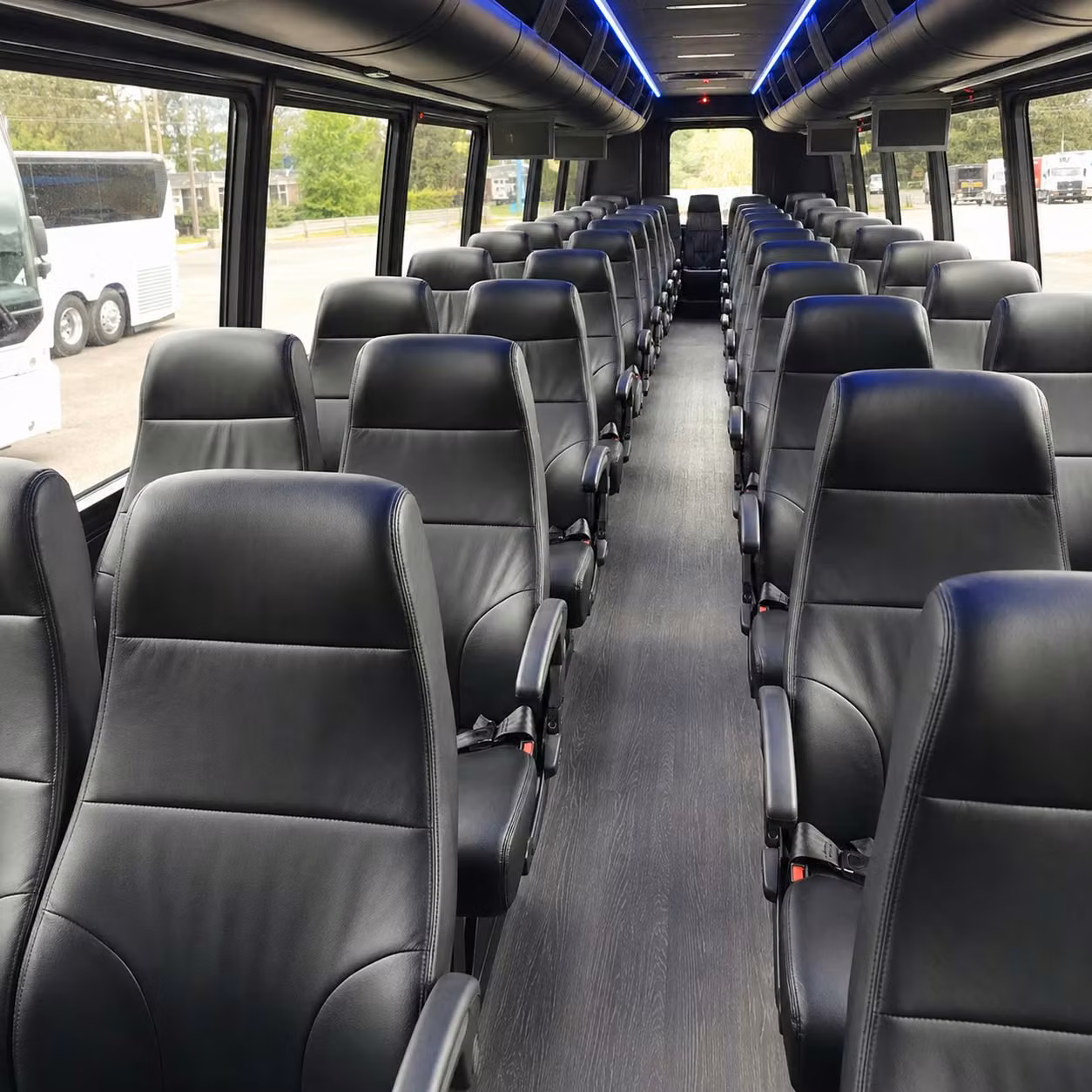 28 passenger minibus inside