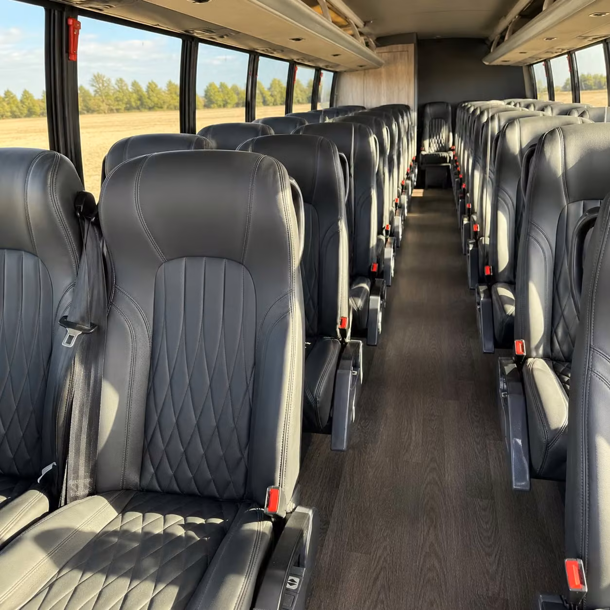 28 passenger minibus interior