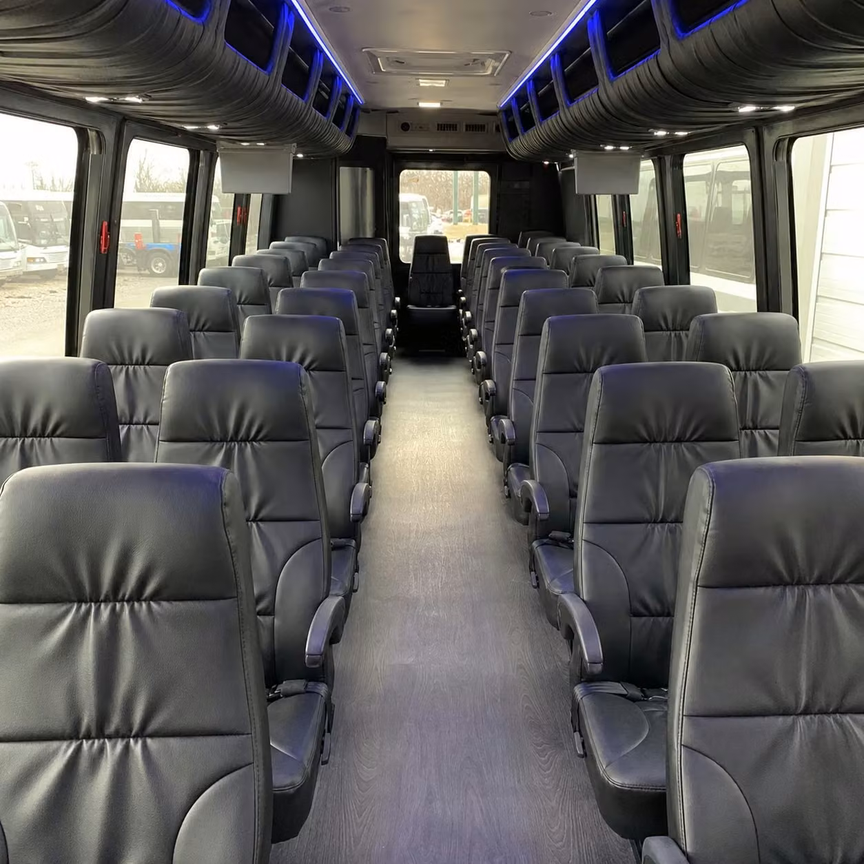 30 passenger minibus interior