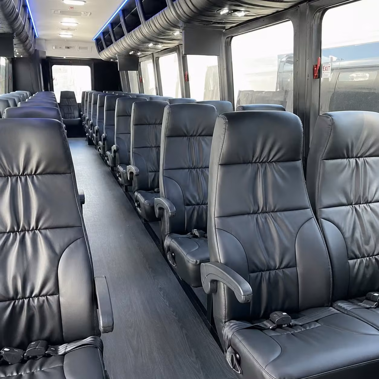35 passenger minibus interior